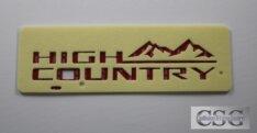 Emblem Retape Kit Chevrolet "High Country"